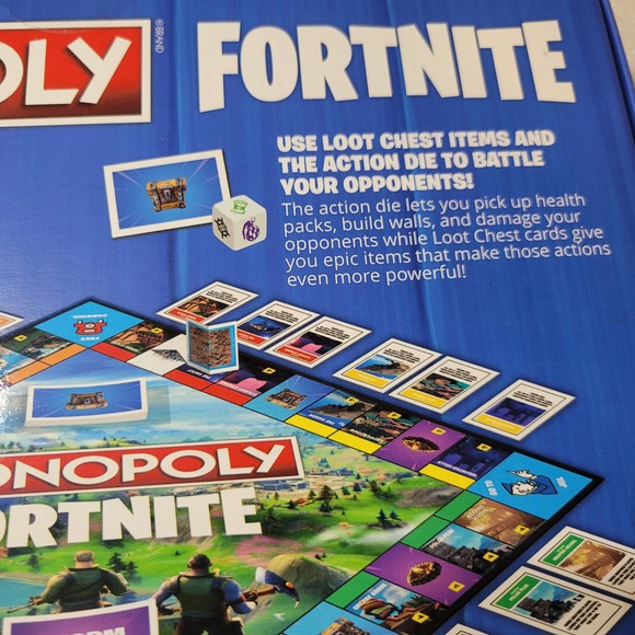 MONOPOLY: Fortnite Collector's Edition Board Game- NEW - Picture 4 of 7